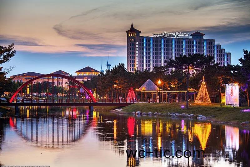 那香海景區的亱晚--流光溢綵 美輪美奐